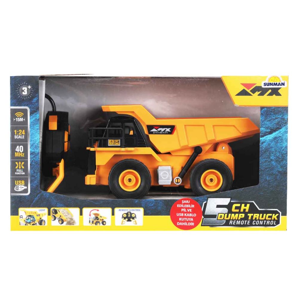 Самосвал с дистанционно и светлини, Suncon, 5 CH Dump Truck, 1:24