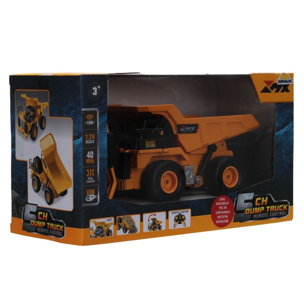 Самосвал с дистанционно и светлини, Suncon, 5 CH Dump Truck, 1:24