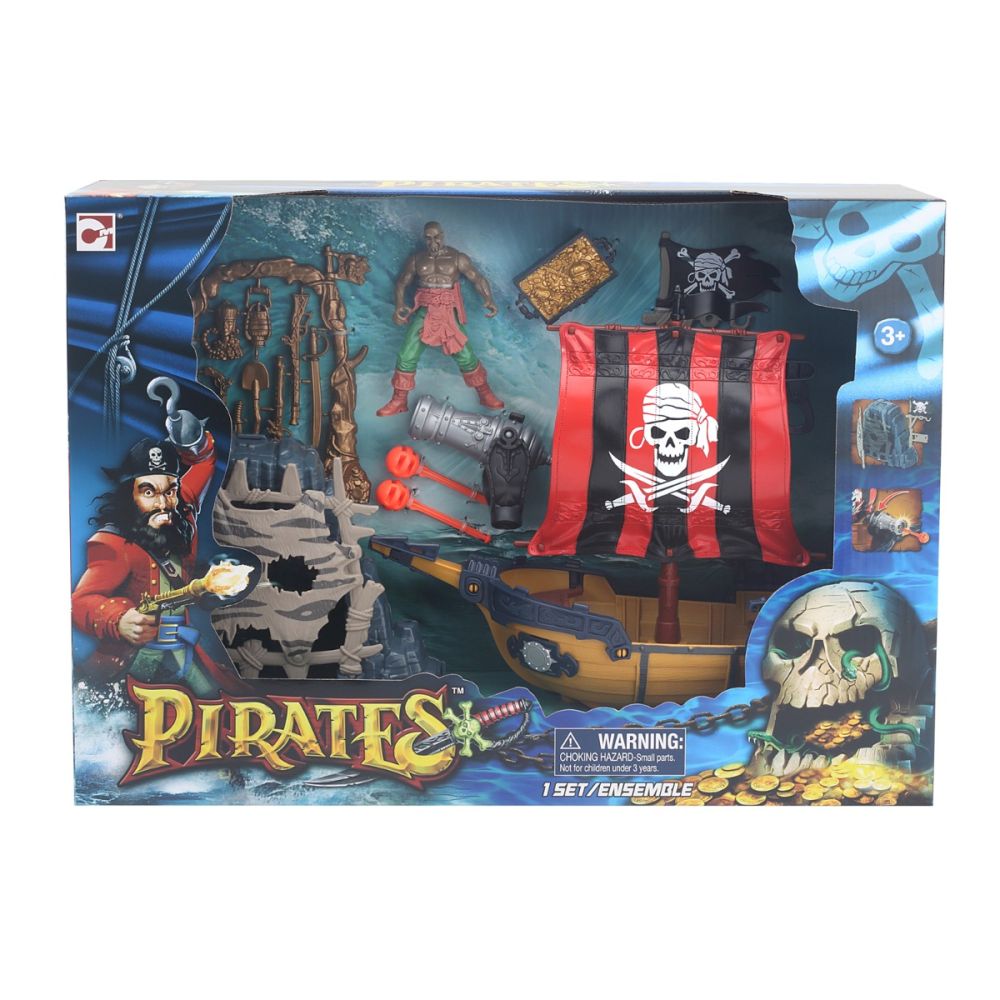 Комплект за игра, Пиратски кораб с аксесоари, Pirates