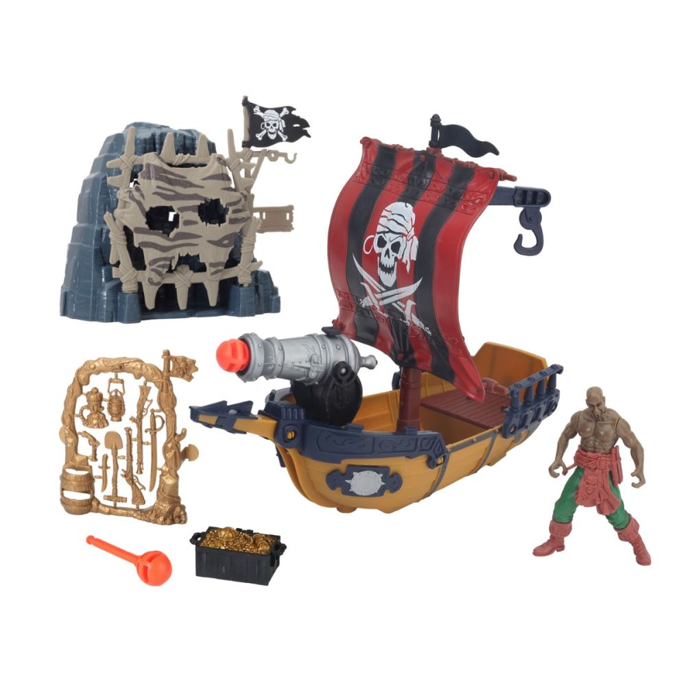 Комплект за игра, Пиратски кораб с аксесоари, Pirates