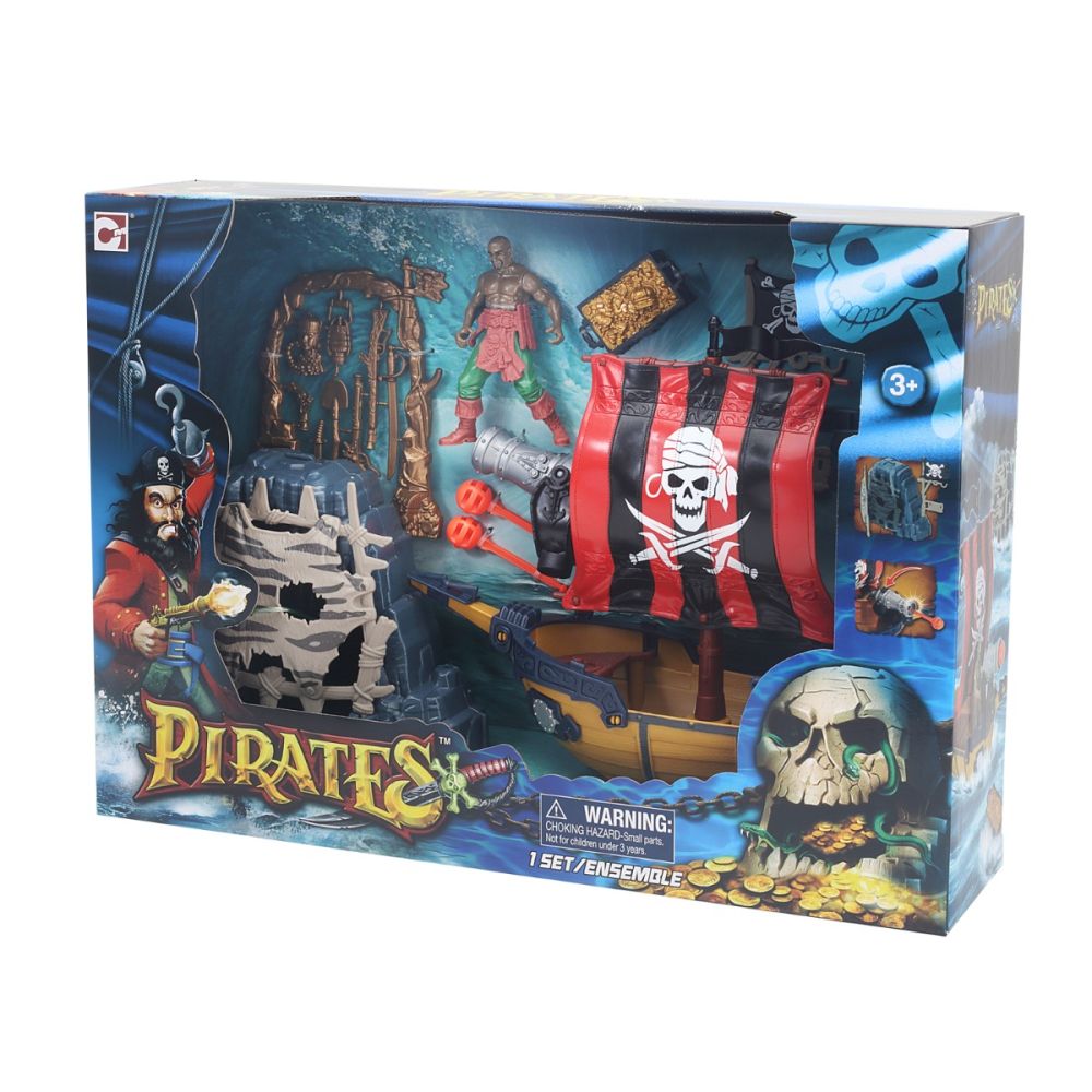 Комплект за игра, Пиратски кораб с аксесоари, Pirates