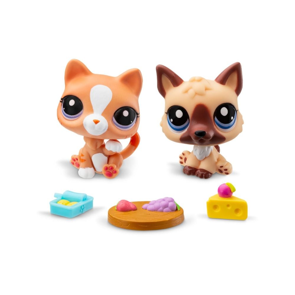 Комплект 2 фигурки животни и аксесоари, Littlest Pet Shop, Серия 1