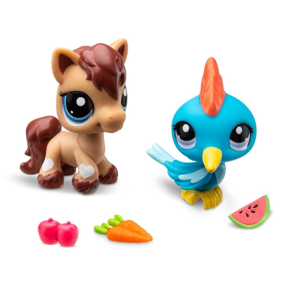 Комплект 2 фигурки животни и аксесоари, Littlest Pet Shop, Серия 1