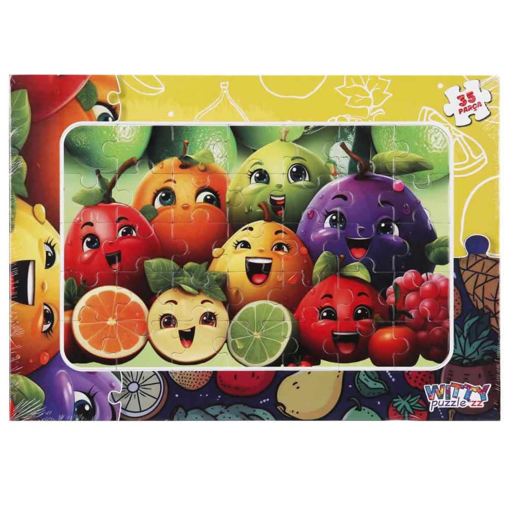 Пъзел Witty Puzzlezz, Усмихнати плодове, 35 части