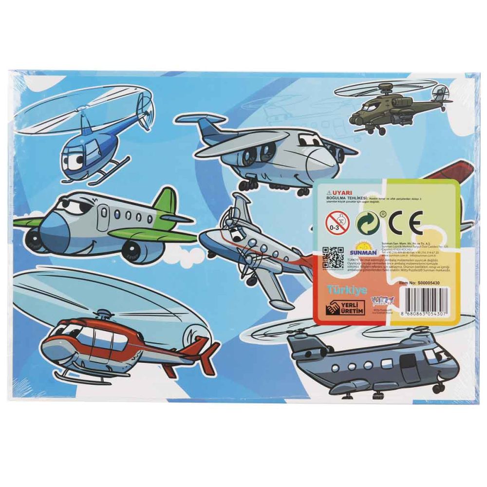 Пъзел Witty Puzzlezz, Въздушни превозни средства, 35 части