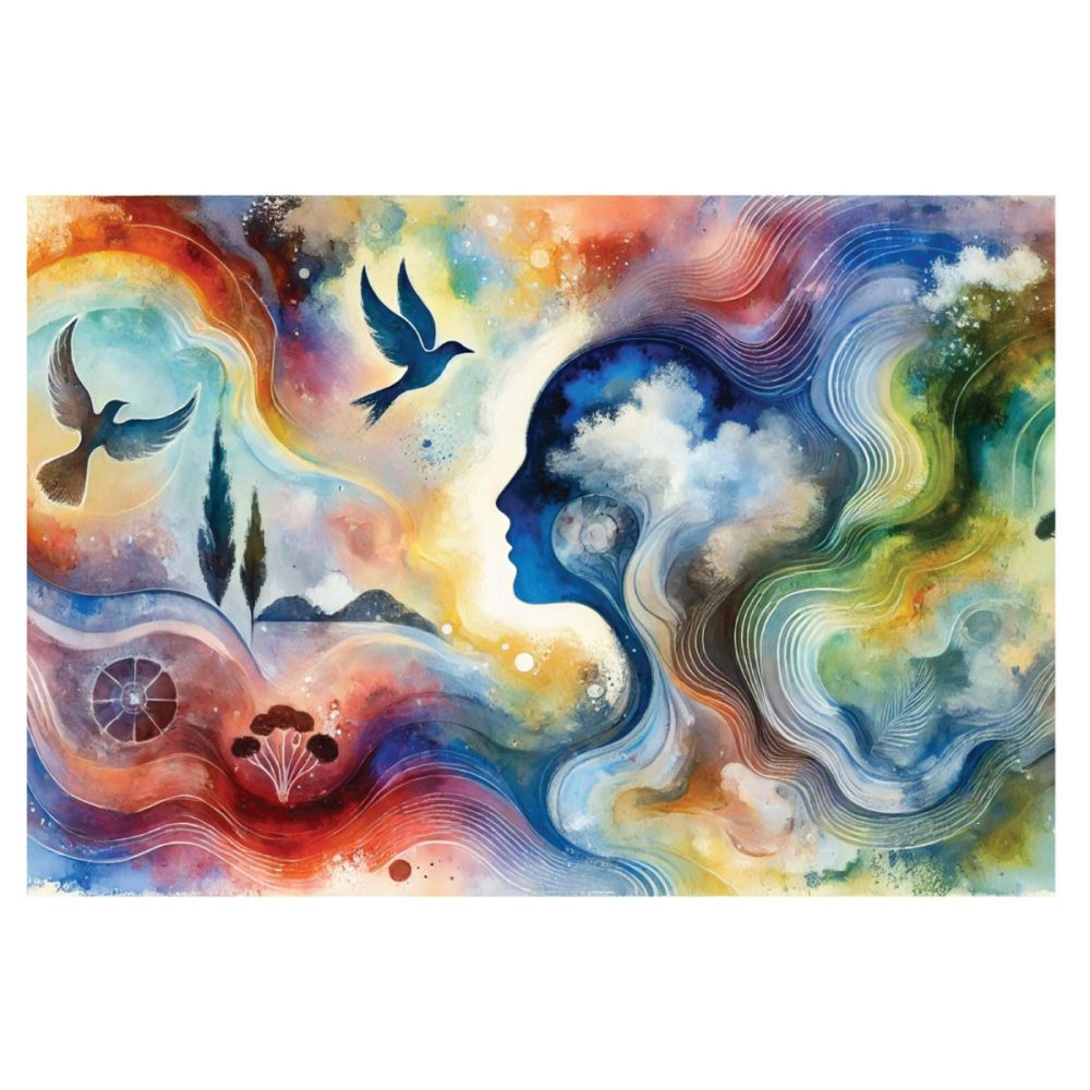 Пъзел Witty Puzzlezz, Абстрактна картина, 250 части