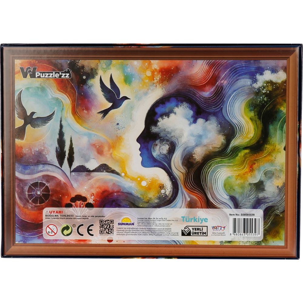 Пъзел Witty Puzzlezz, Абстрактна картина, 250 части