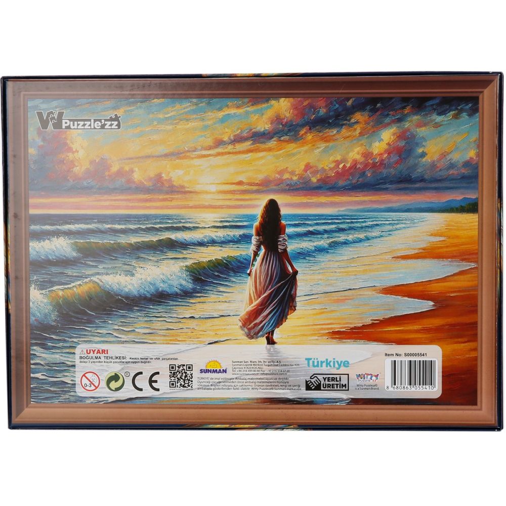 Пъзел Witty Puzzlezz, Момиче на плажа, 250 части