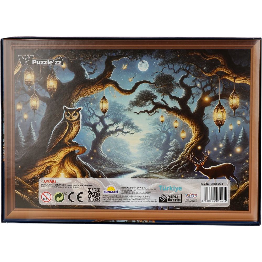 Пъзел Witty Puzzlezz, Нощ в гората, 250 части