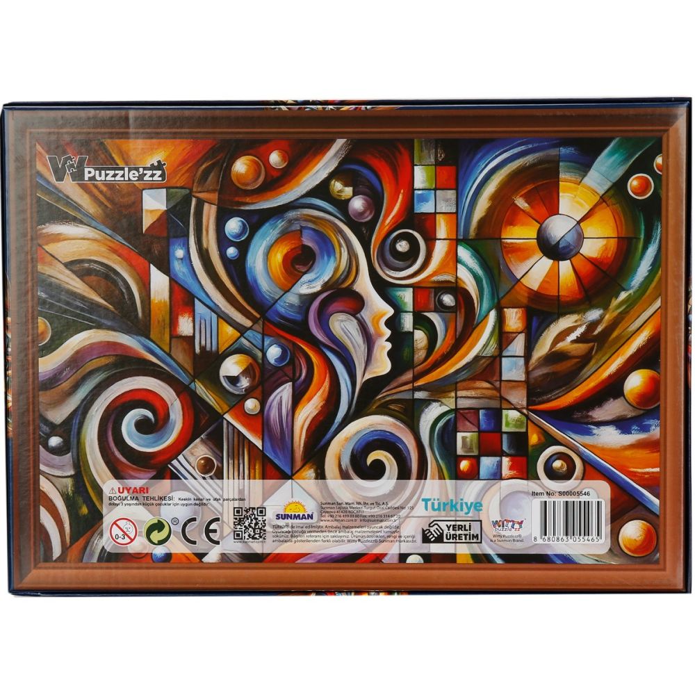 Пъзел Witty Puzzlezz, Meaningful Shapes, Модерно изкуство, 250 части