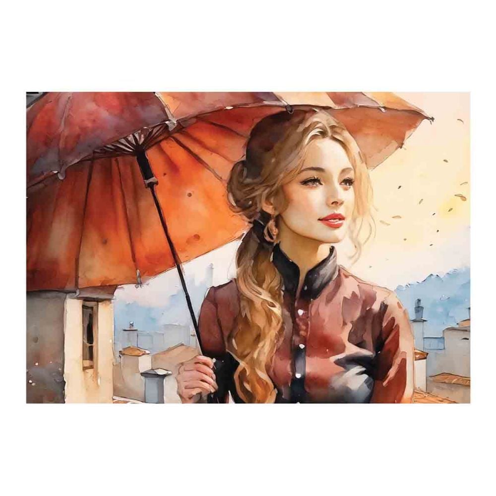 Пъзел Witty Puzzlezz, Момиче с чадър, 250 части