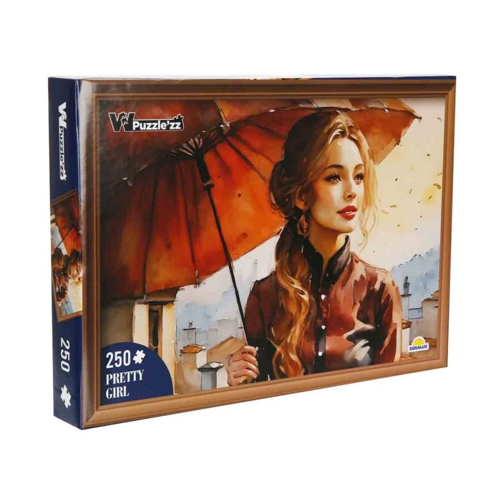 Пъзел Witty Puzzlezz, Момиче с чадър, 250 части