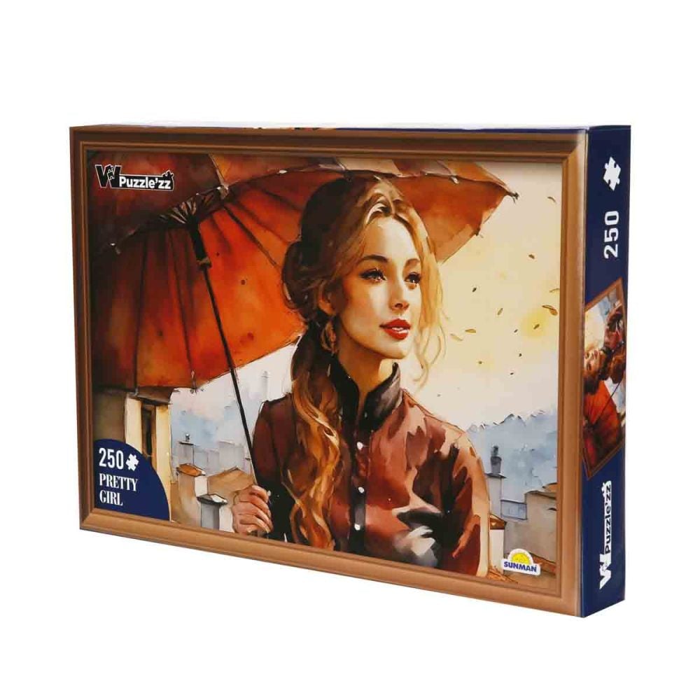 Пъзел Witty Puzzlezz, Момиче с чадър, 250 части