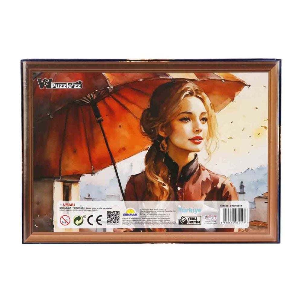 Пъзел Witty Puzzlezz, Момиче с чадър, 250 части