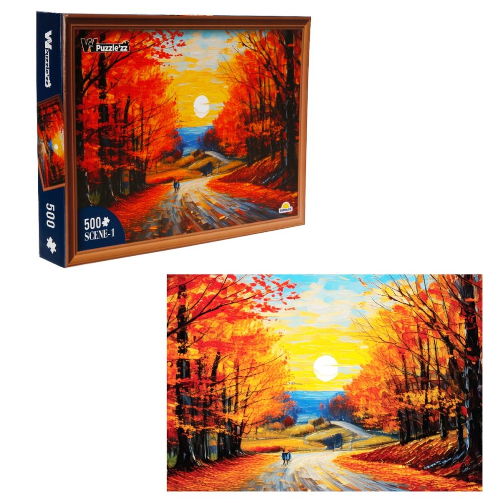Пъзел Witty Puzzlezz, Есен, 500 части