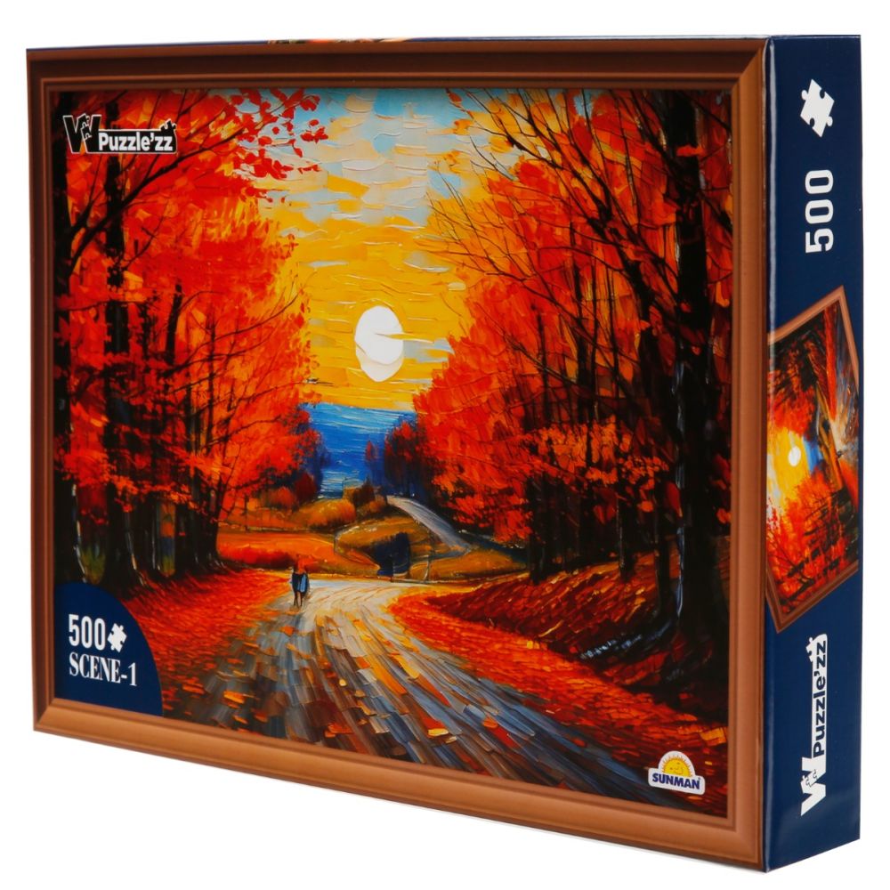 Пъзел Witty Puzzlezz, Есен, 500 части