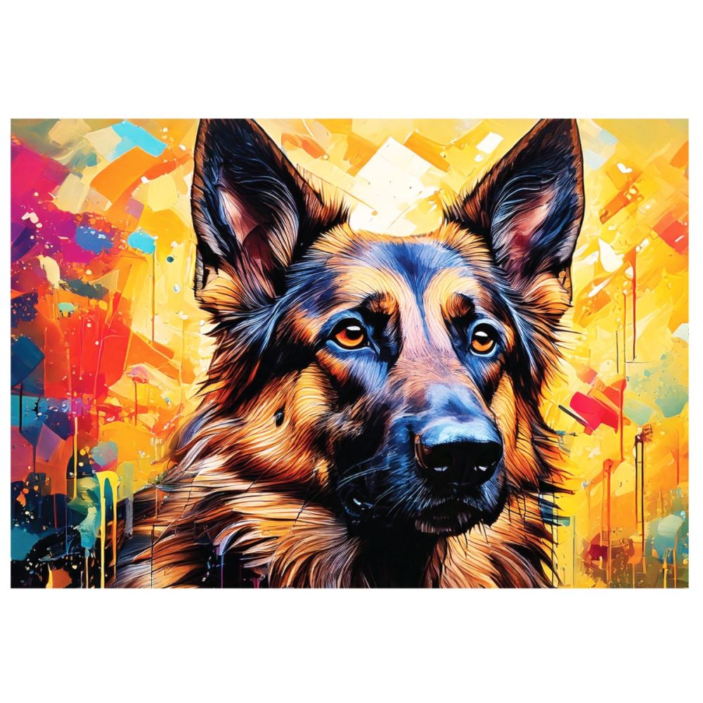 Пъзел Witty Puzzlezz, Немска овчарка, 500 части
