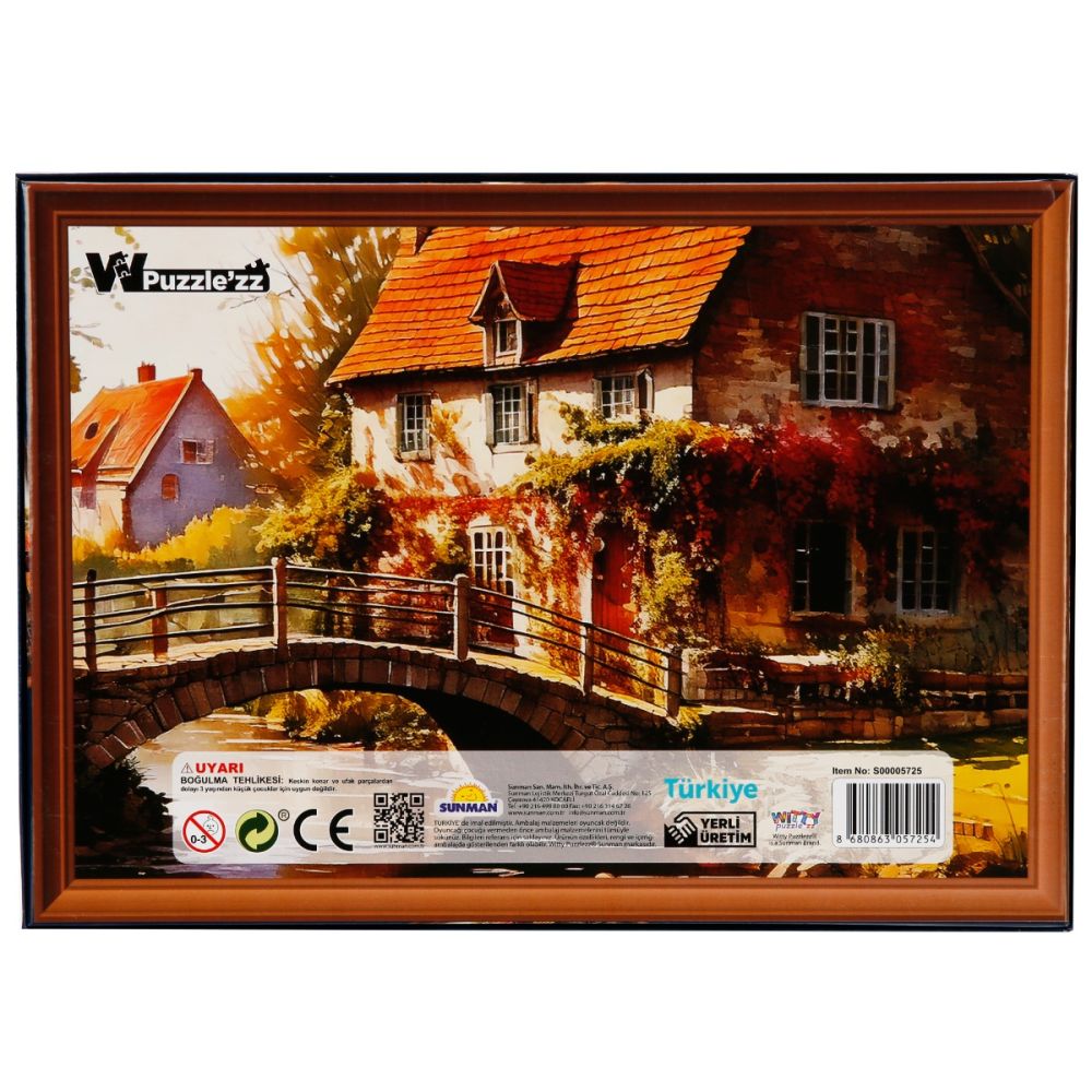 Пъзел Witty Puzzlezz, Мост и къща, 500 части