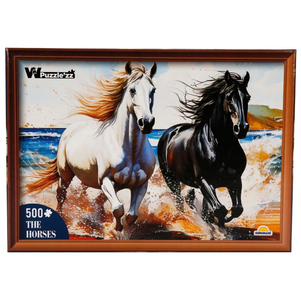 Пъзел Witty Puzzlezz, Коне, 500 части