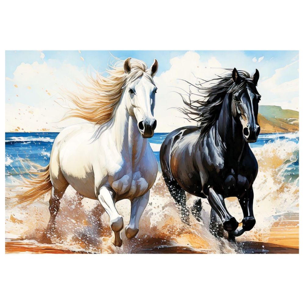 Пъзел Witty Puzzlezz, Коне, 500 части