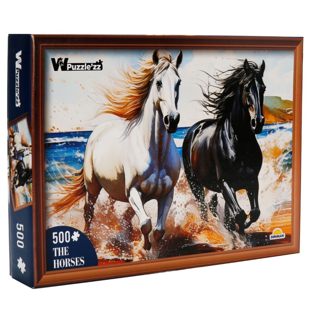 Пъзел Witty Puzzlezz, Коне, 500 части
