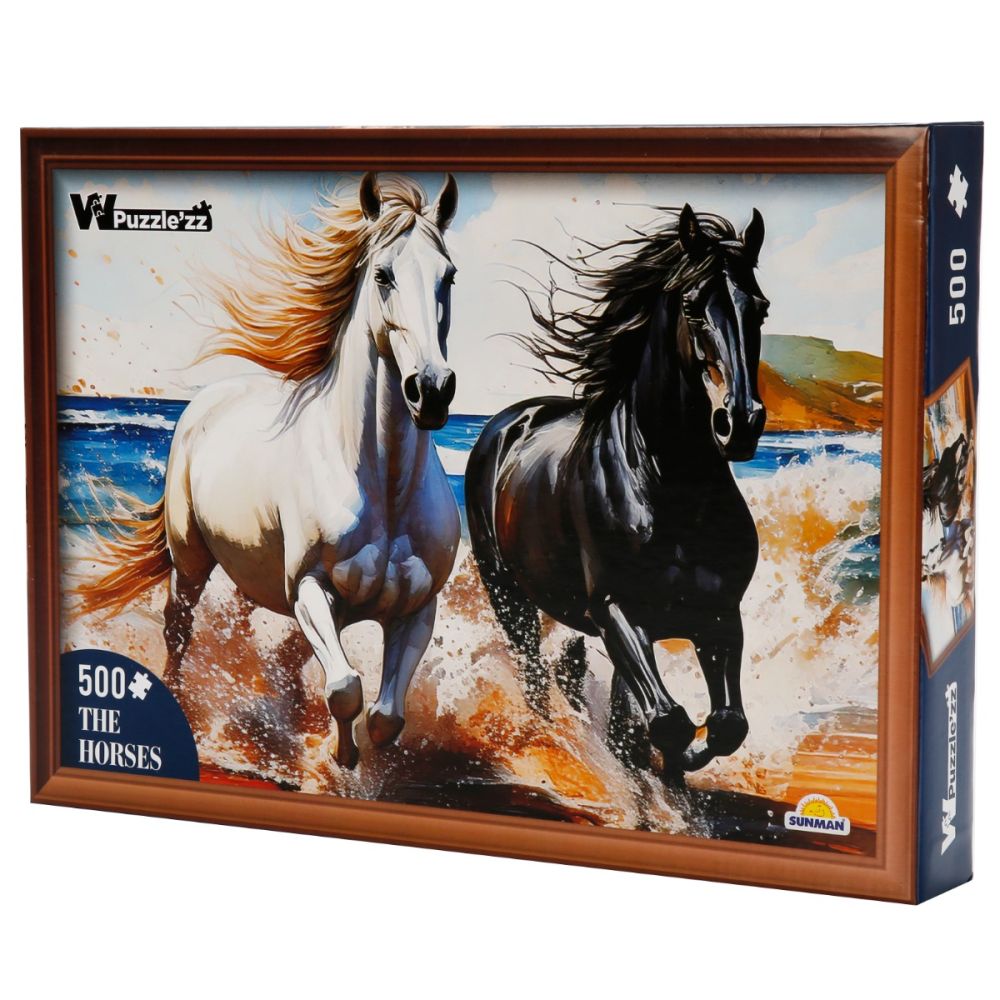 Пъзел Witty Puzzlezz, Коне, 500 части