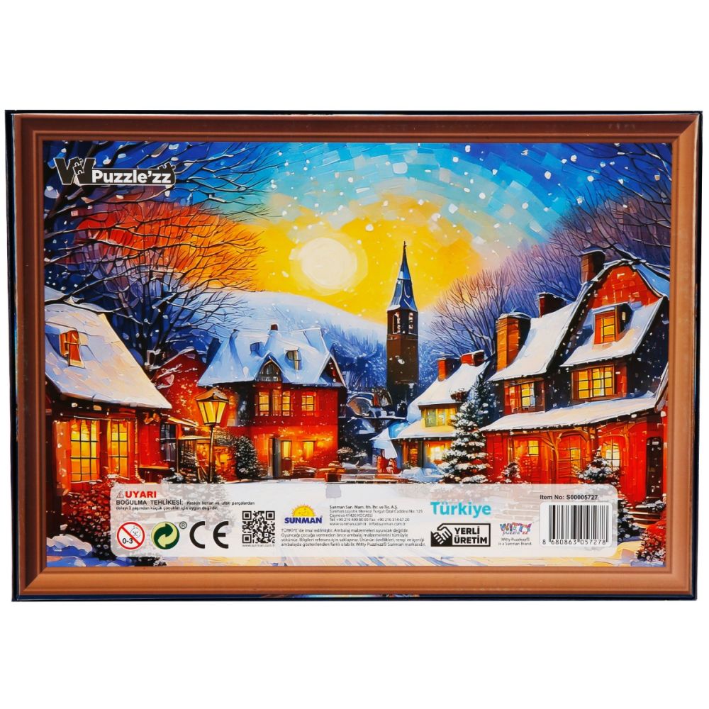 Пъзел Witty Puzzlezz, Зимен пейзаж, 500 части