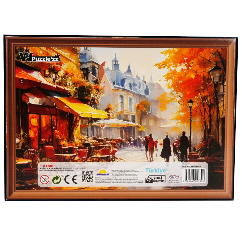 Пъзел Witty Puzzlezz, Улица с кафене, 500 части