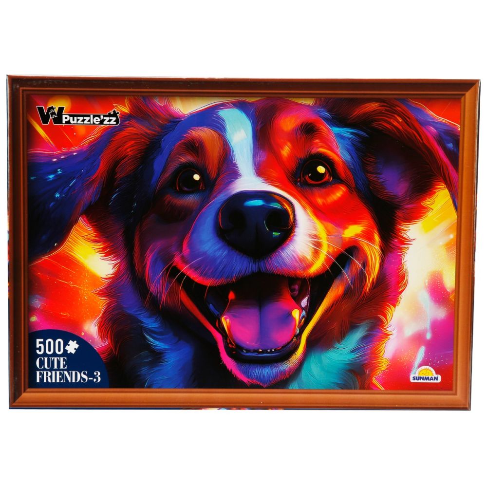 Пъзел Witty Puzzlezz, Куче, 500 части