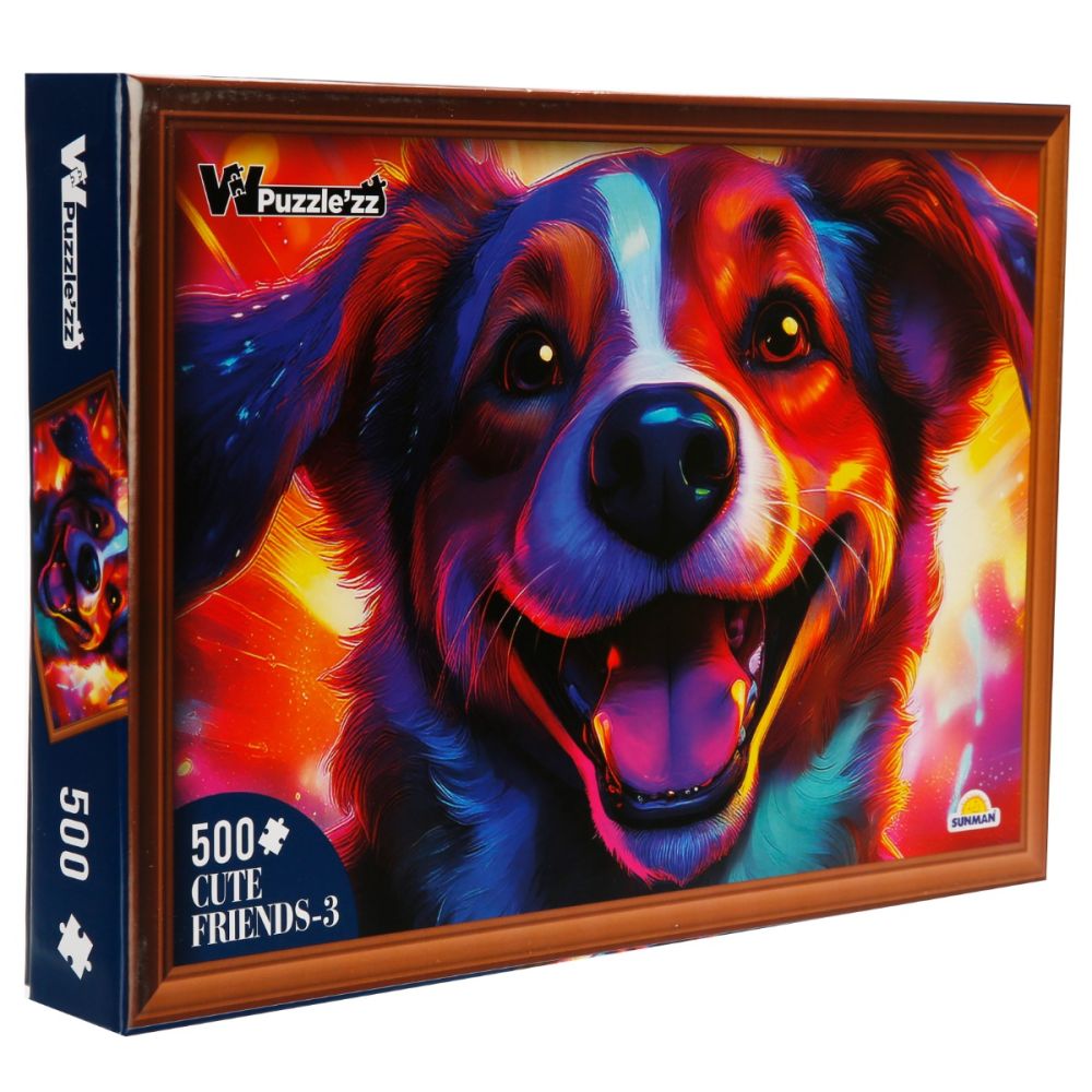 Пъзел Witty Puzzlezz, Куче, 500 части
