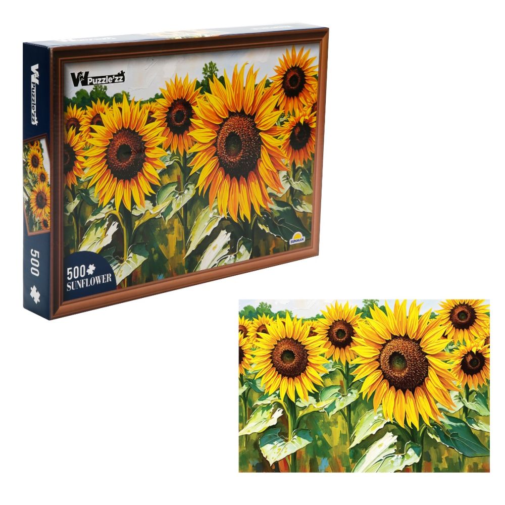 Пъзел Witty Puzzlezz, Слънчоглед, 500 части