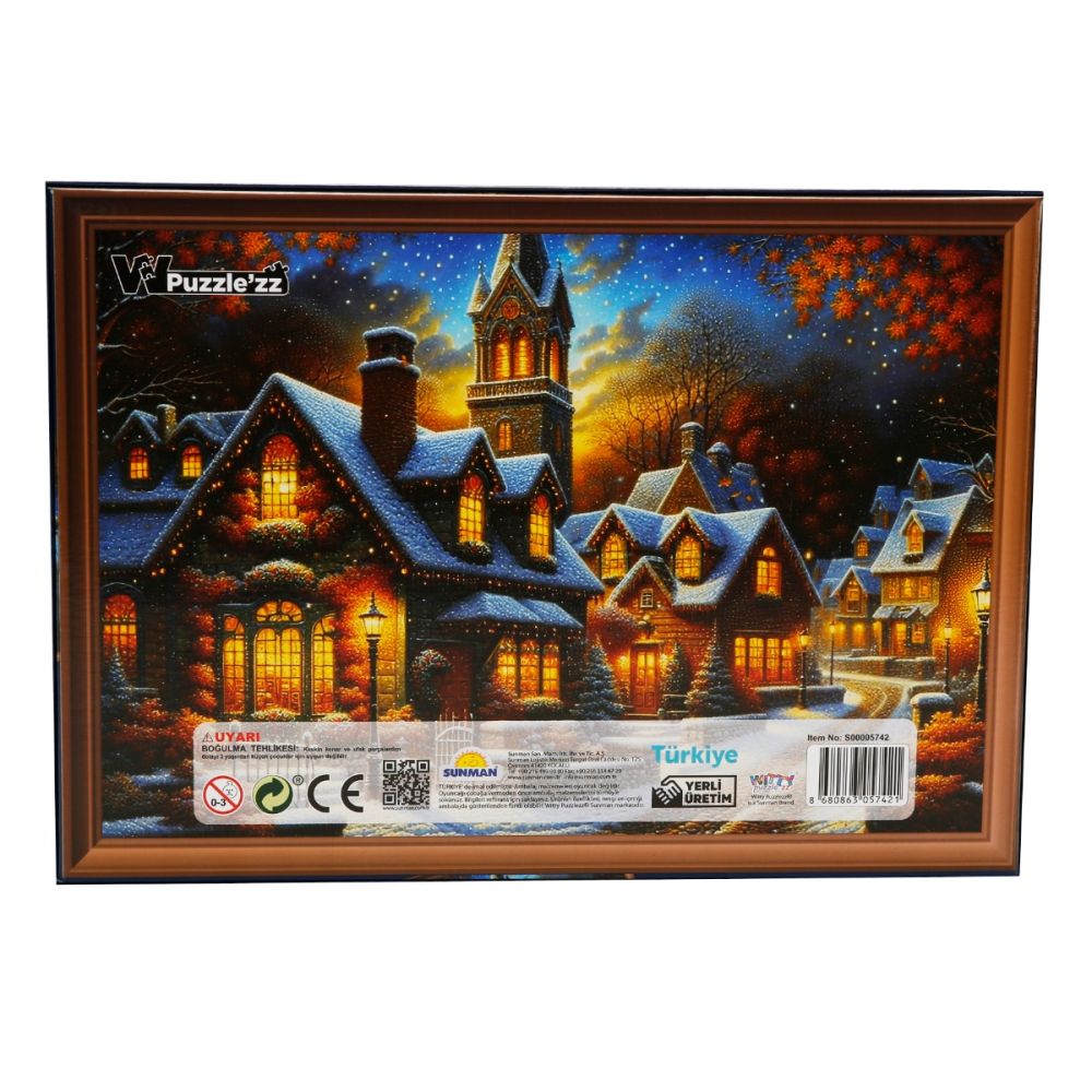 Пъзел Witty Puzzlezz, Зимна сцена, 500 части