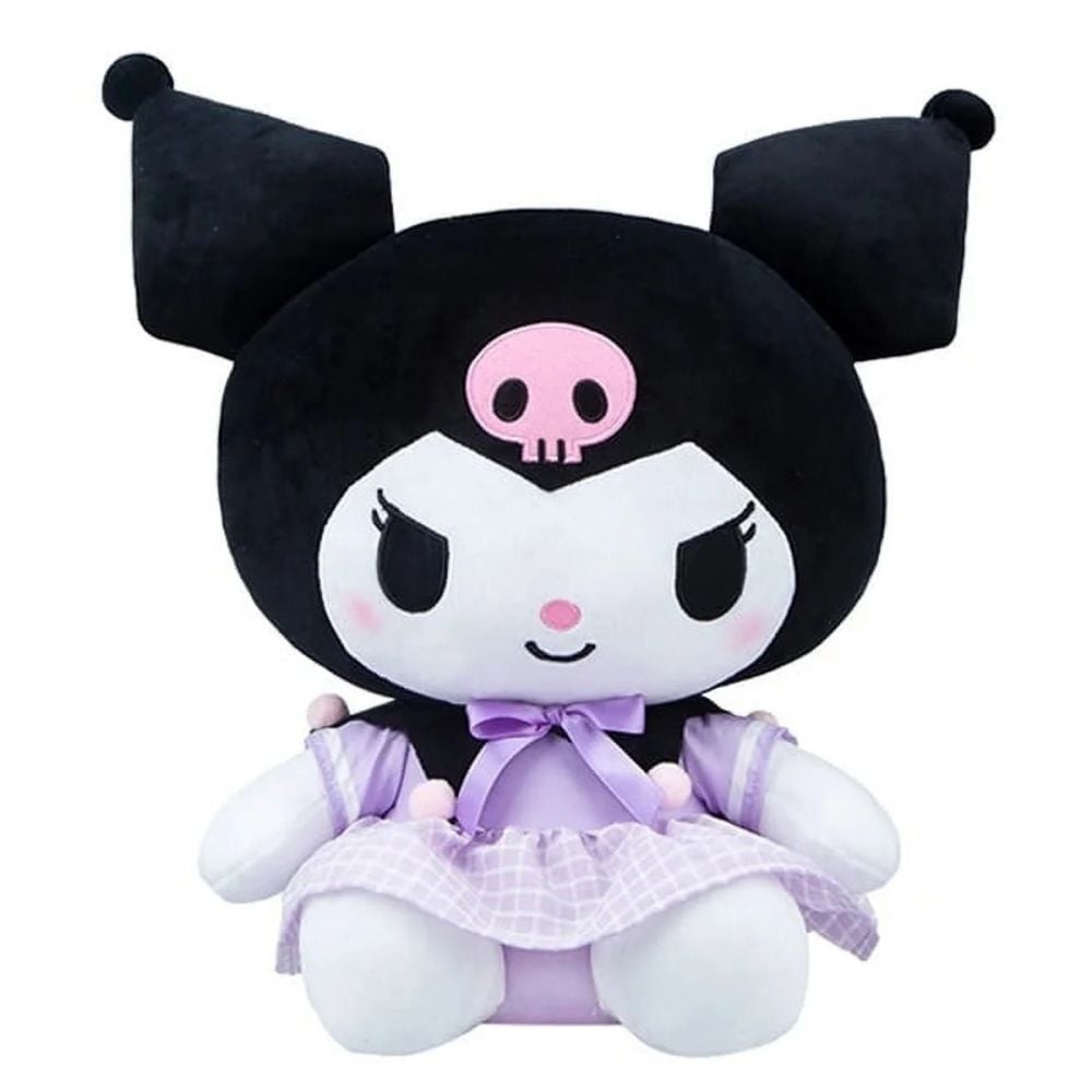 Плюшена играчка, Hello Kitty, Kuromi в рокля, Лилава, 30 см