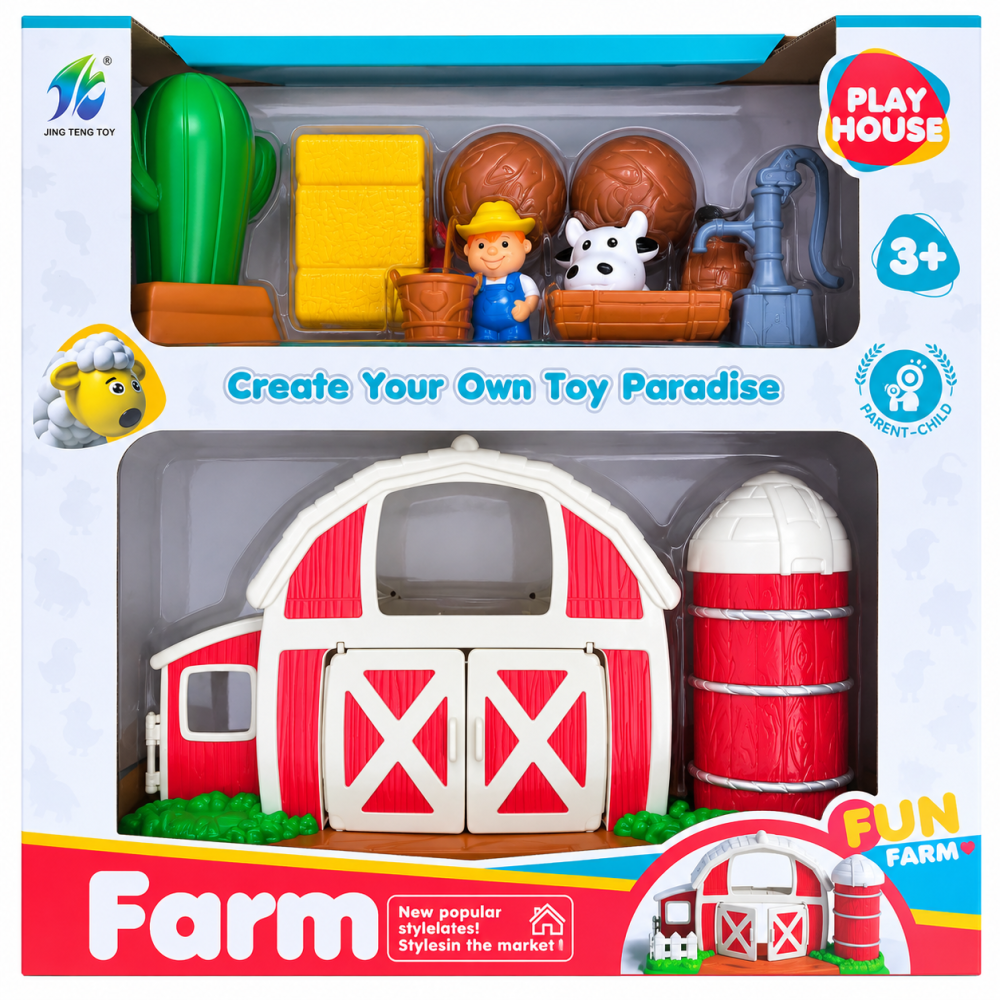 Комплект за игра с фигурки, Play House, Веселата ферма
