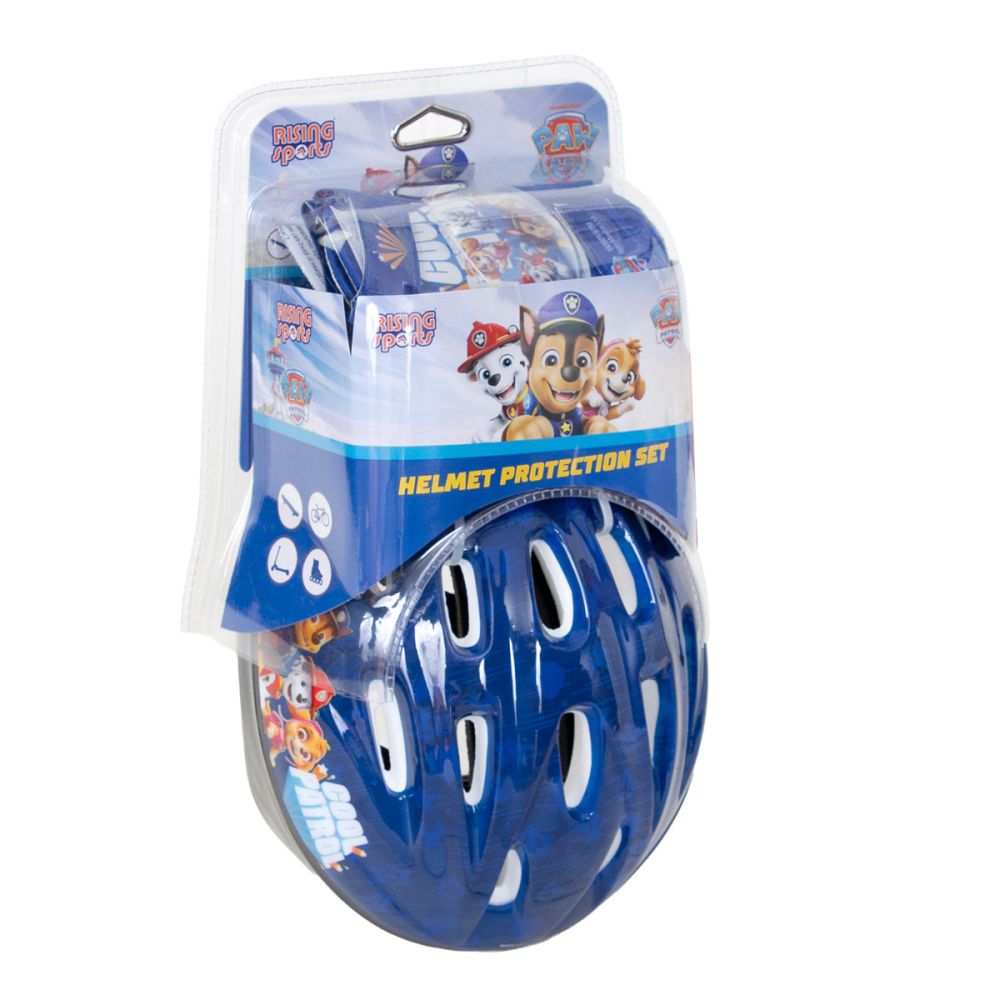 Комплект каска и защитни протектори, Rising Sports, Paw Patrol, Размер M