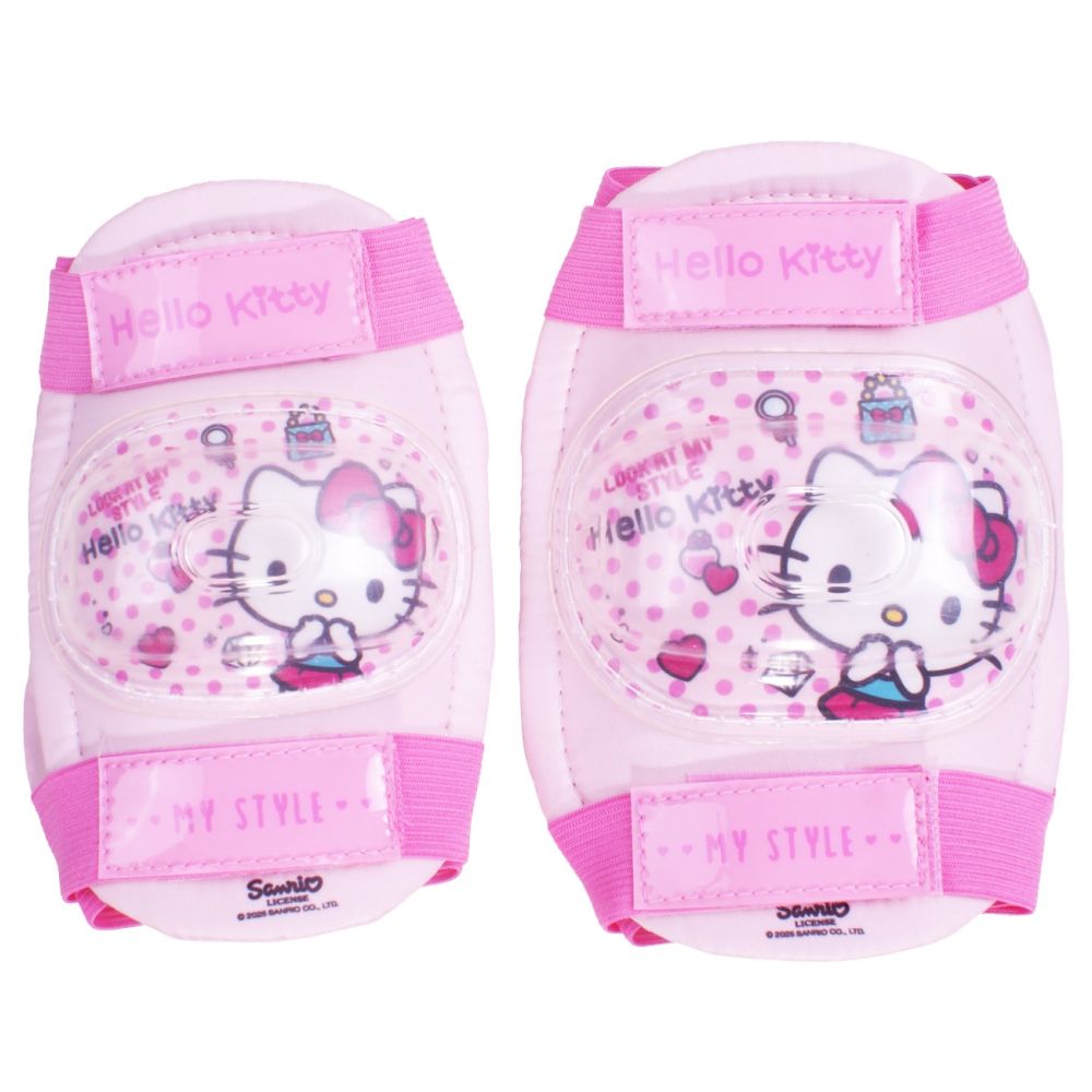 Комплект ролкови кънки със защитни протектори, Rising Sports, Hello Kitty, Размер 25-31, Розови