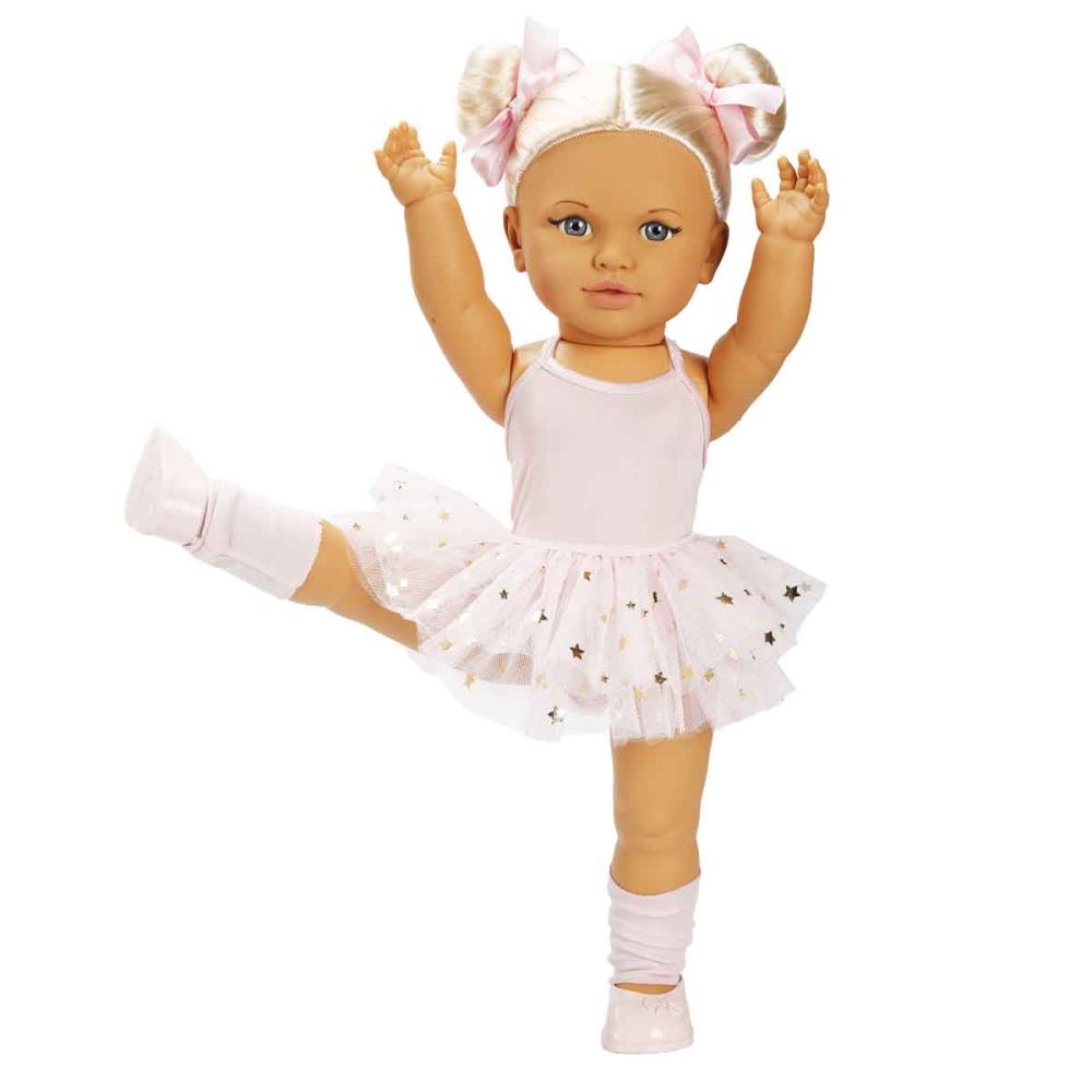 Кукла Dollz And More, Тина балерина, Светлорозова, 45 см