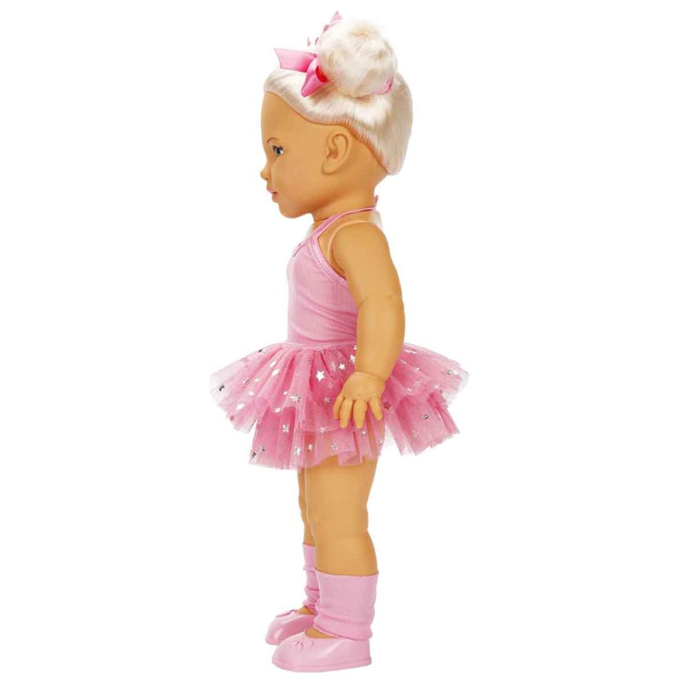 Кукла Dollz And More, Тина Балерина, Тъмнорозова, 45 см