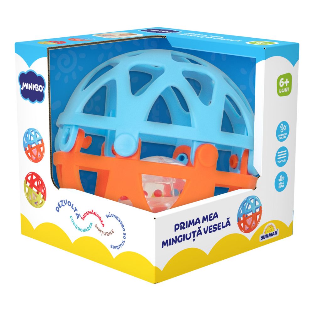 Бебешка играчка, Minibo, Топка дрънкалка