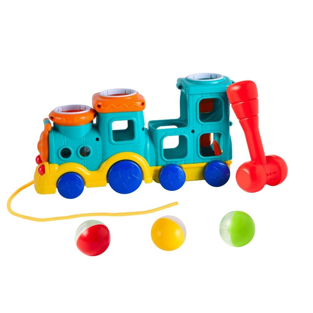 Бебешка играчка, Minibo, Влакче с топчета