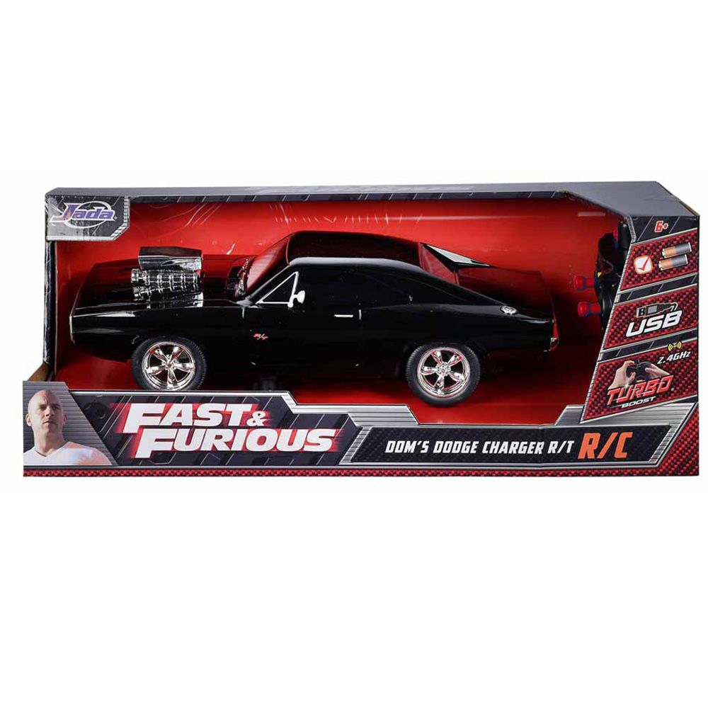 Кола с дистанционно, Jada, Fast And Furious, 1970 Dodge Charger, 1:16