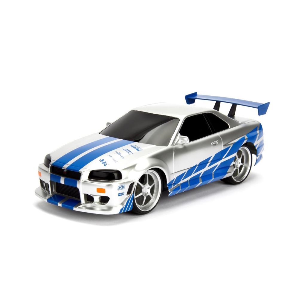 Кола с дистанционно, Jada, Fast And Furious, Nissan Skyline GTR, 1:16
