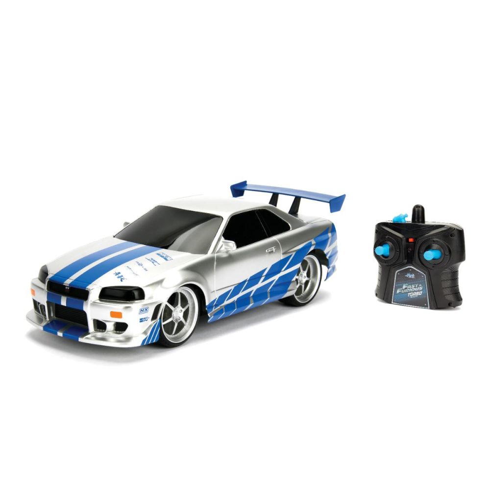 Кола с дистанционно, Jada, Fast And Furious, Nissan Skyline GTR, 1:16