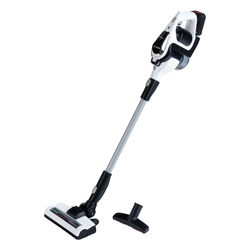 Вертикална играчка прахосмукачка, Bosch, Бяла
