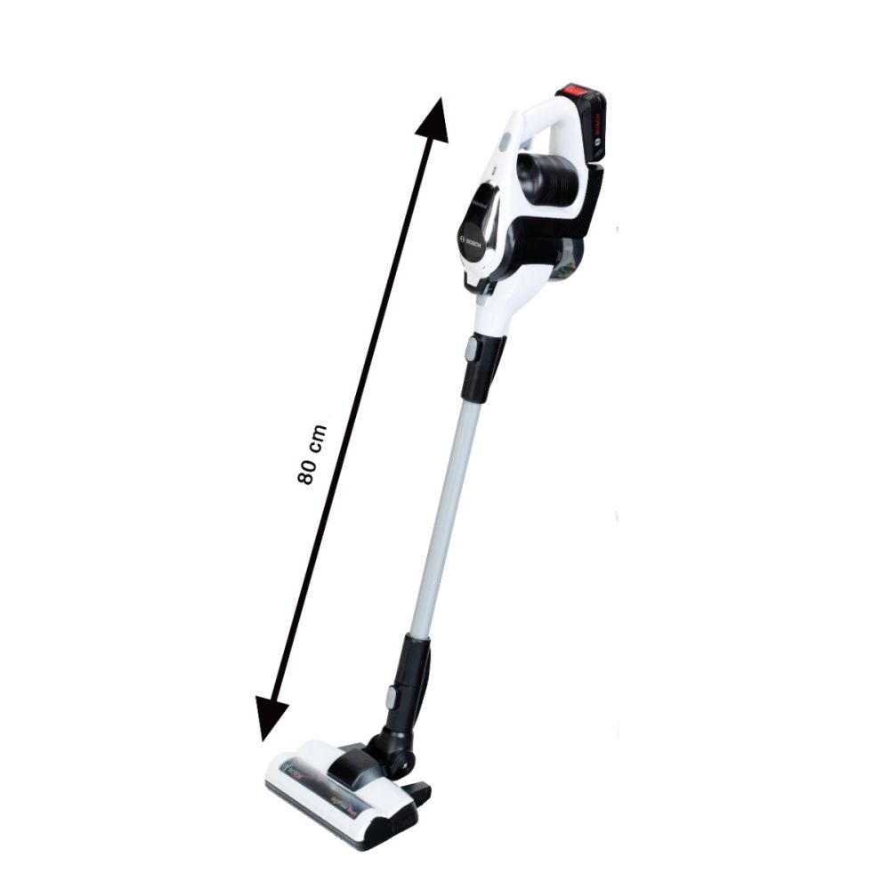Вертикална играчка прахосмукачка, Bosch, Бяла