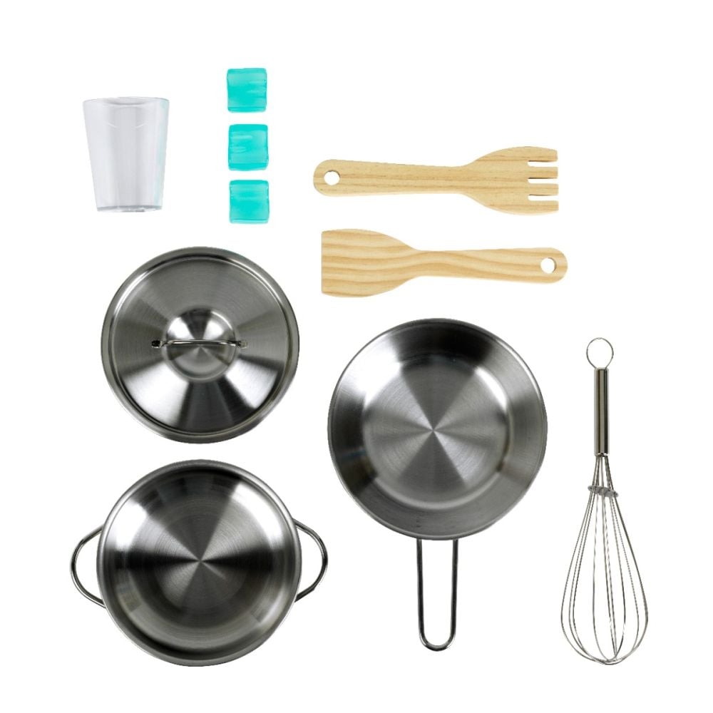 Комплект дървенa детска кухня със светлини, звуци и аксесоари, Miele, Midi 2