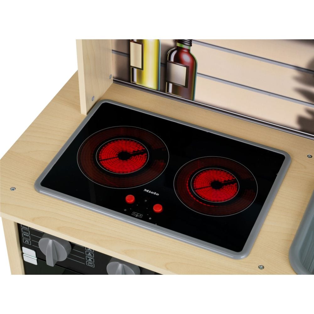 Комплект дървенa детска кухня със светлини, звуци и аксесоари, Miele, Midi 2