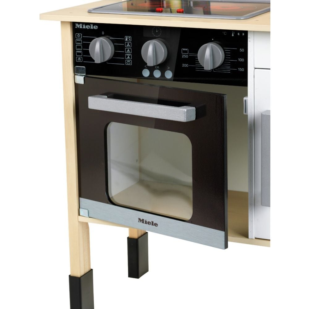 Комплект дървенa детска кухня със светлини, звуци и аксесоари, Miele, Midi 2