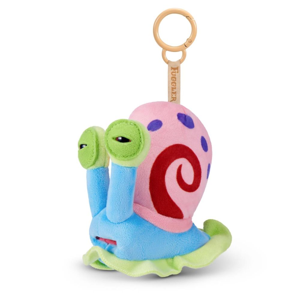 Мини плюшен ключодържател, Fuggler, SpongeBob, Gary The Snail, S1, 12 см