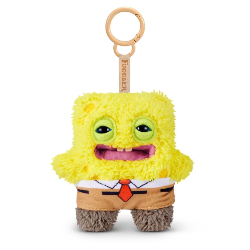 Мини плюшен ключодържател, Fuggler, SquarePants SpongeBob, S1, 12 см